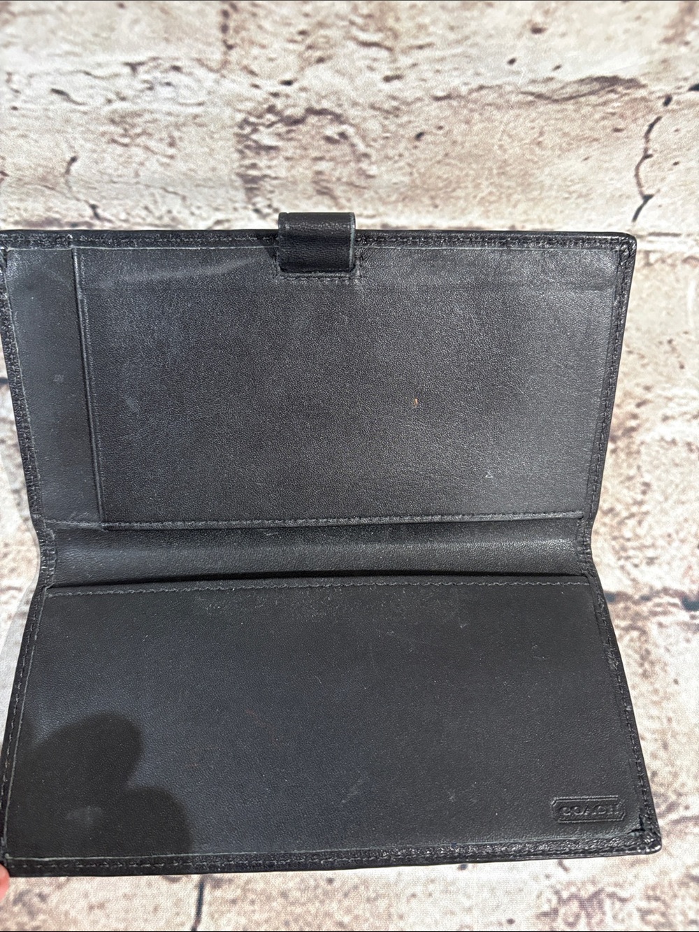 Coach Kristin Op Art Signature Checkbook Wallet. - Picture 9 of 11